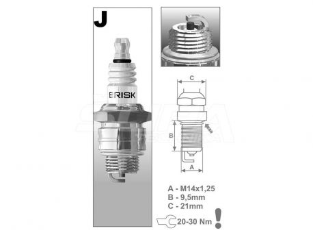 Sviečka Brisk J19