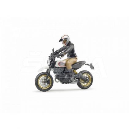 Motorka Ducati s figúrkou
