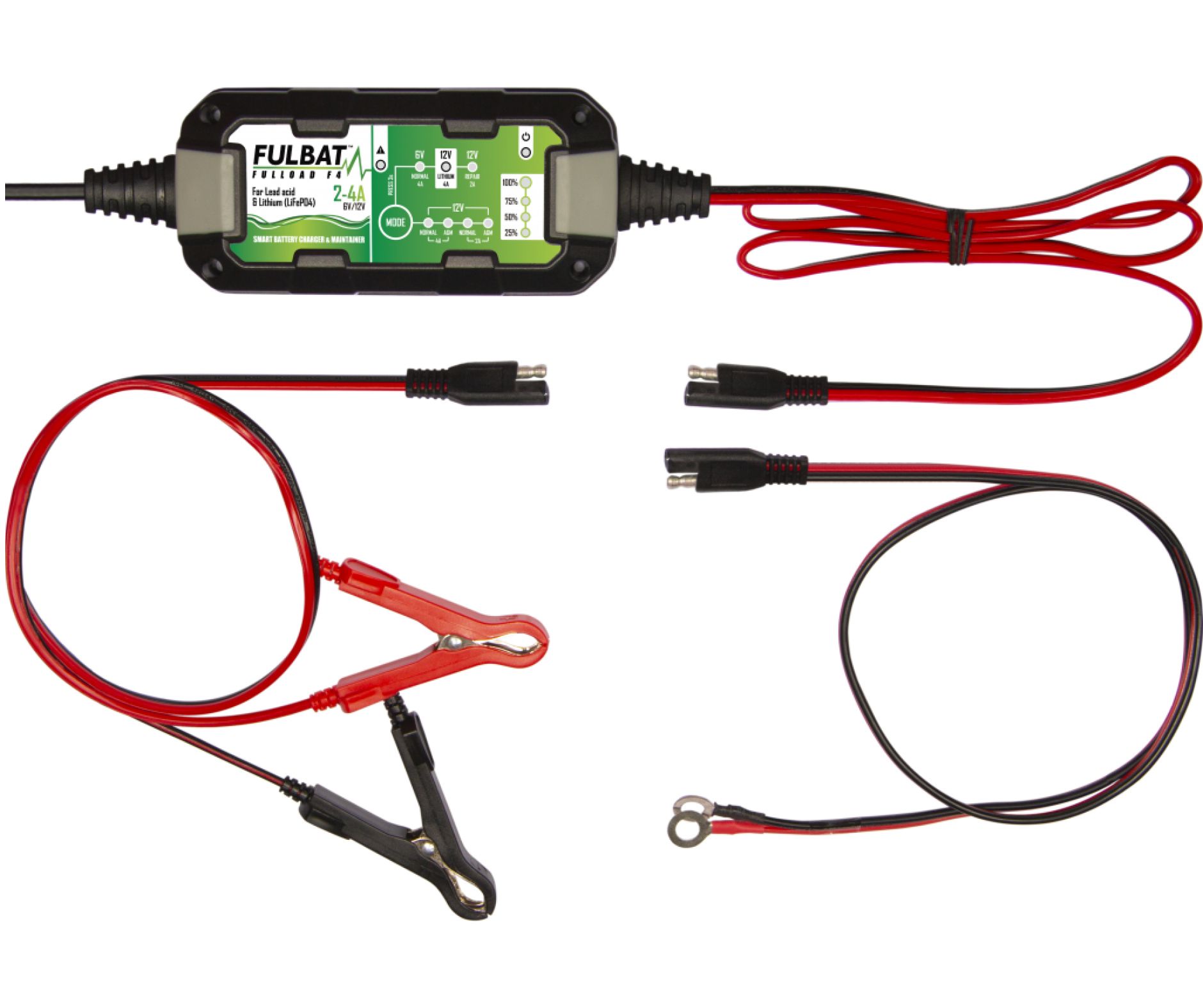 NABIJACKA FULBAT FULLOAD F4 - 6V/12V - 2-4A