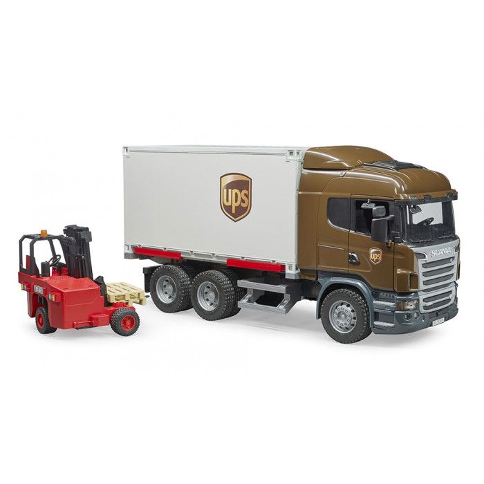 MAKETA SCANIA UPS FORKLIFT