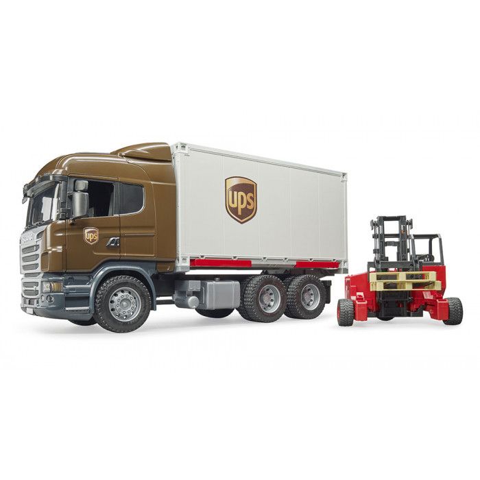 MAKETA SCANIA UPS FORKLIFT