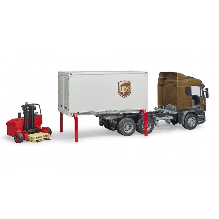 MAKETA SCANIA UPS FORKLIFT