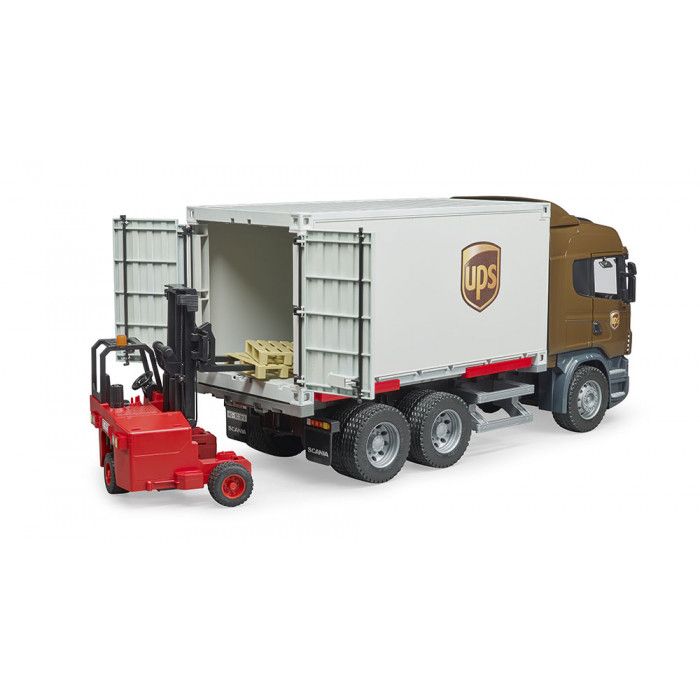 MAKETA SCANIA UPS FORKLIFT