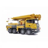 Liebherr autožeriav so zvukovým modulom